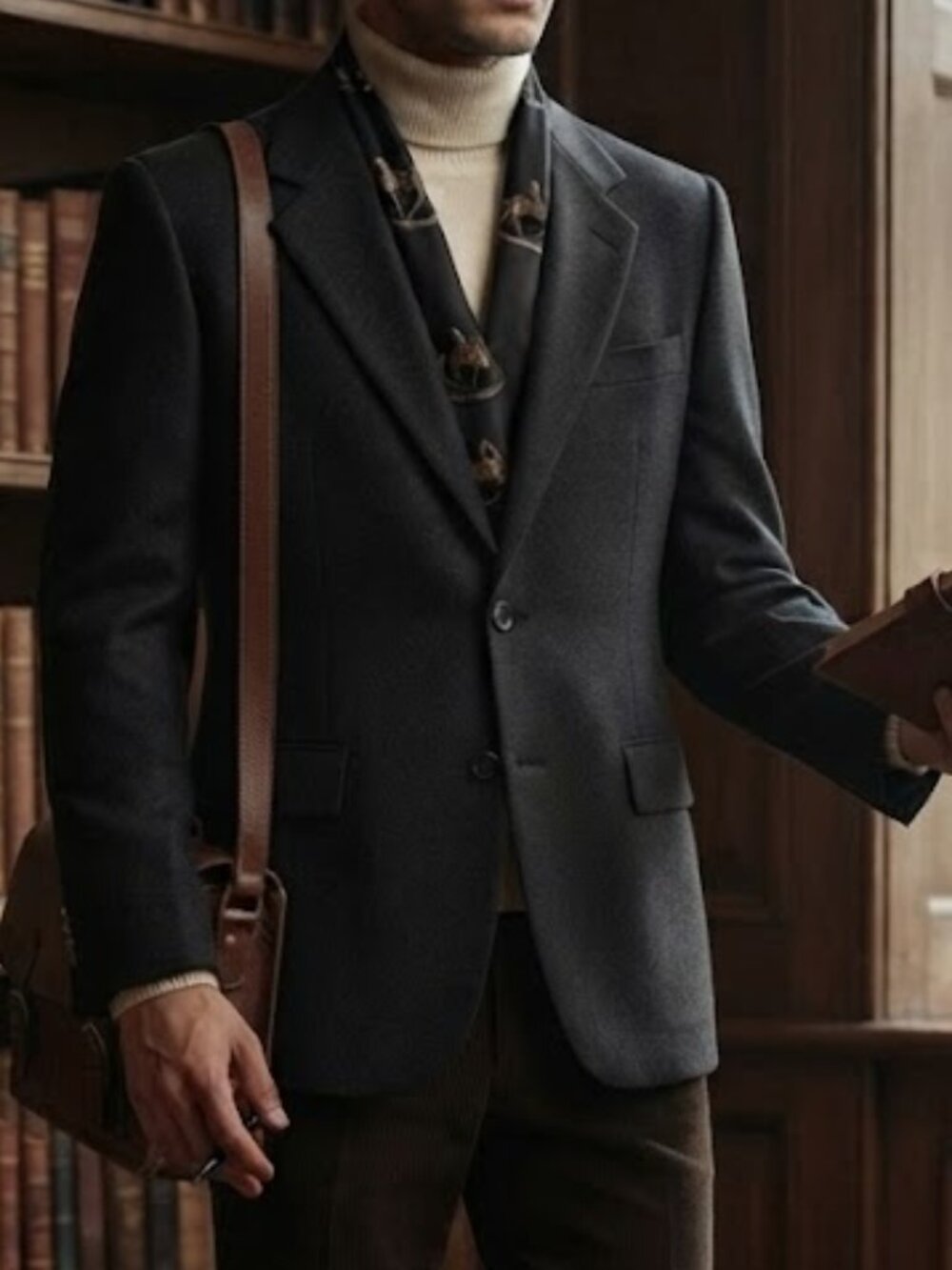 Johnny Shapiro Men Black Pure Virgin Wool Union Made Blazer Size 40R Sport Coat